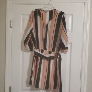 Striped Multicolor Dress